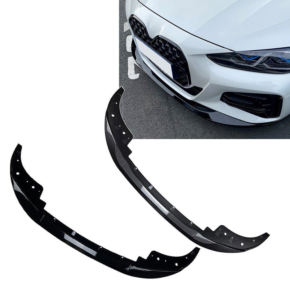 Fit for BMW 4 Series G22 2020+ For G23 G24 2021+ MP Style Front Bumper Lip Splitters