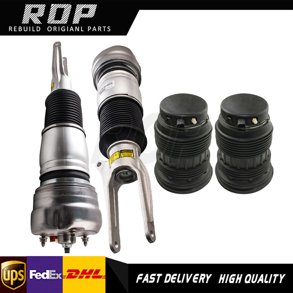 4Pcs Front Air Suspension Shock Rear Air Spring for 10-2015 for Porsche for Panamera 970