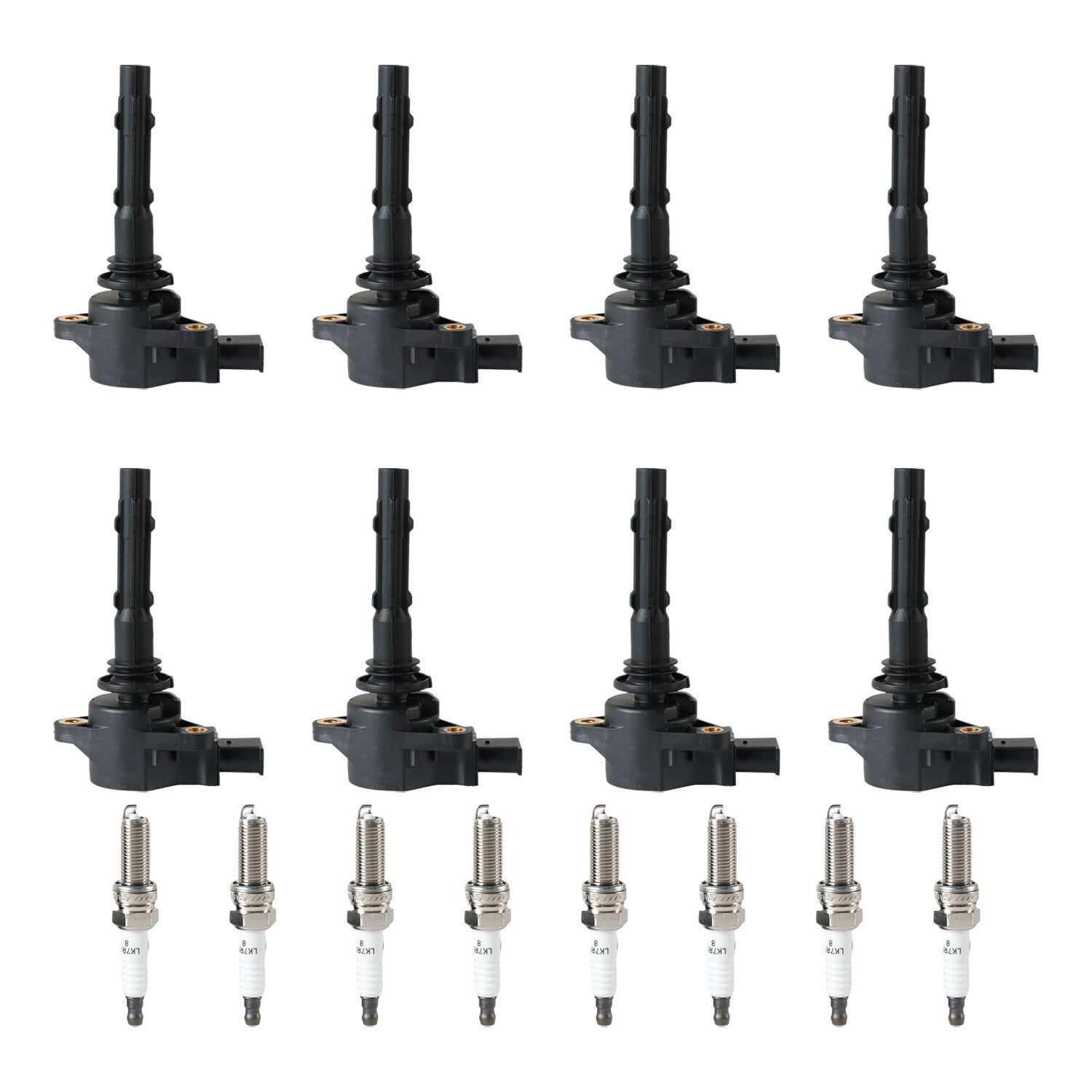 6X Ignition Coils  6X Iridium Spark plugs for Mercedes-Benz C300 E350 UF535