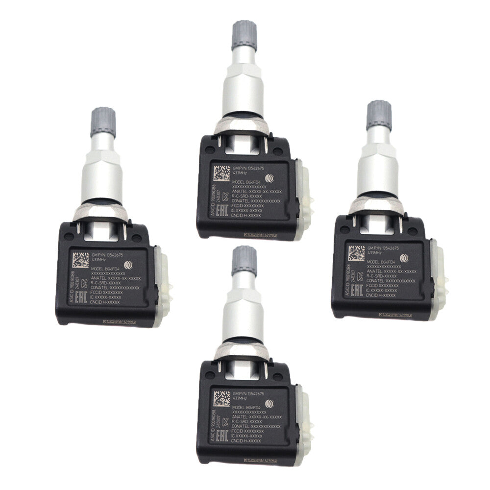 4x New TPMS Tire Pressure Sensor 13542675 for GMC for SIERRA 2500 3500 for CADILLAC CT4