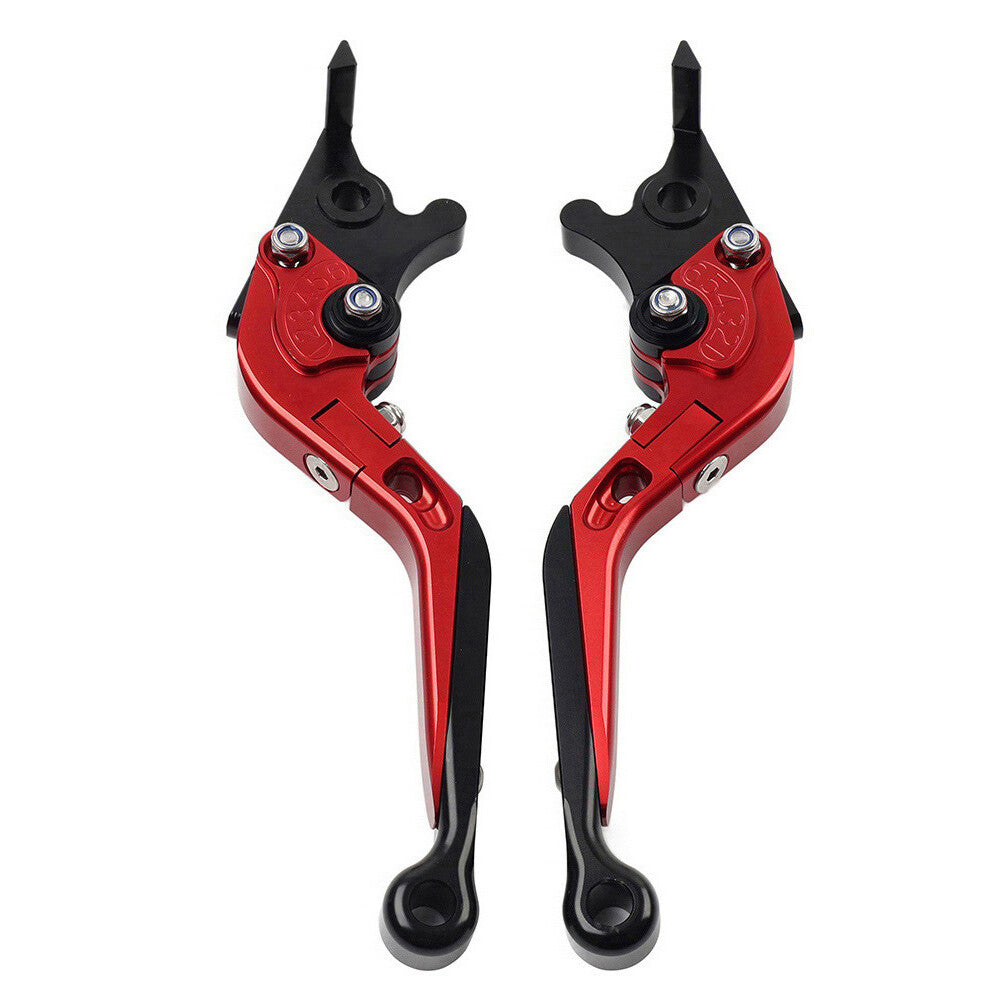 Red CNC Folding Extendable Brake Clutch Levers for BMW S1000XR 2015-2021