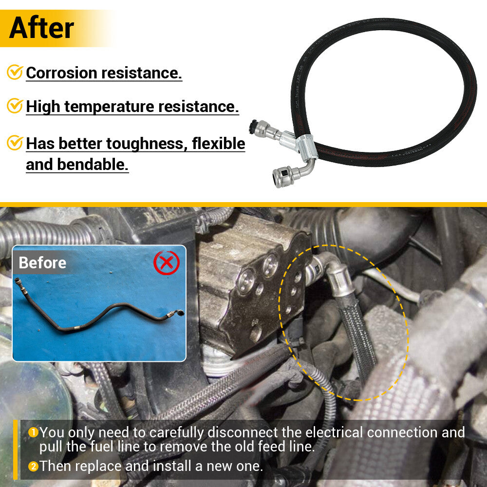 13532753159 High Pressure Fuel Pump Feed Line Hose for BMW for Mini Cooper 07-15