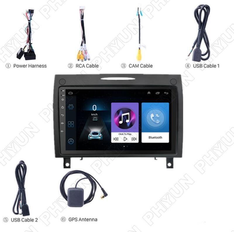 9 Android 11 Nav Carplay Car Stereo Radio GPS For 04-10 for Mercedes SLK Class R171