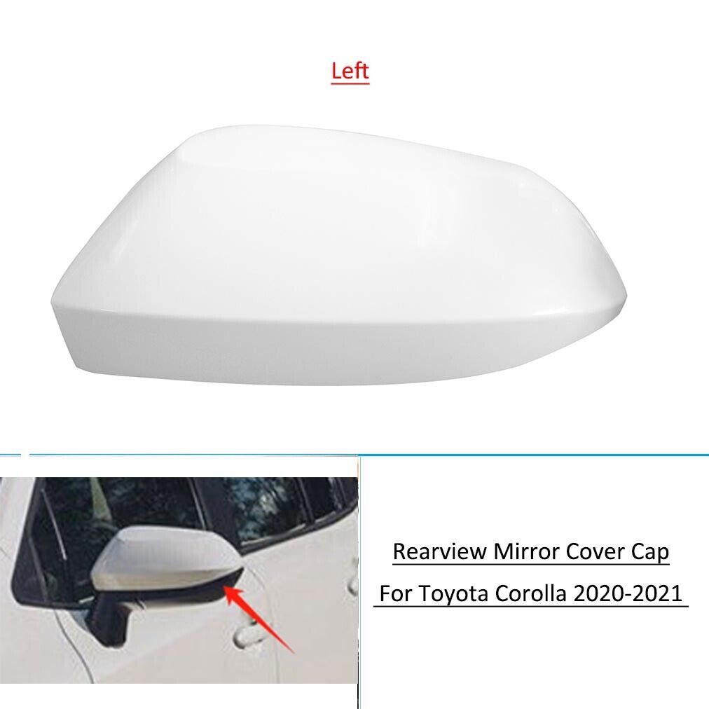 Left Car Door Wing Rearview Mirror Cover Cap for Toyota for Corolla 2020 2021 2022