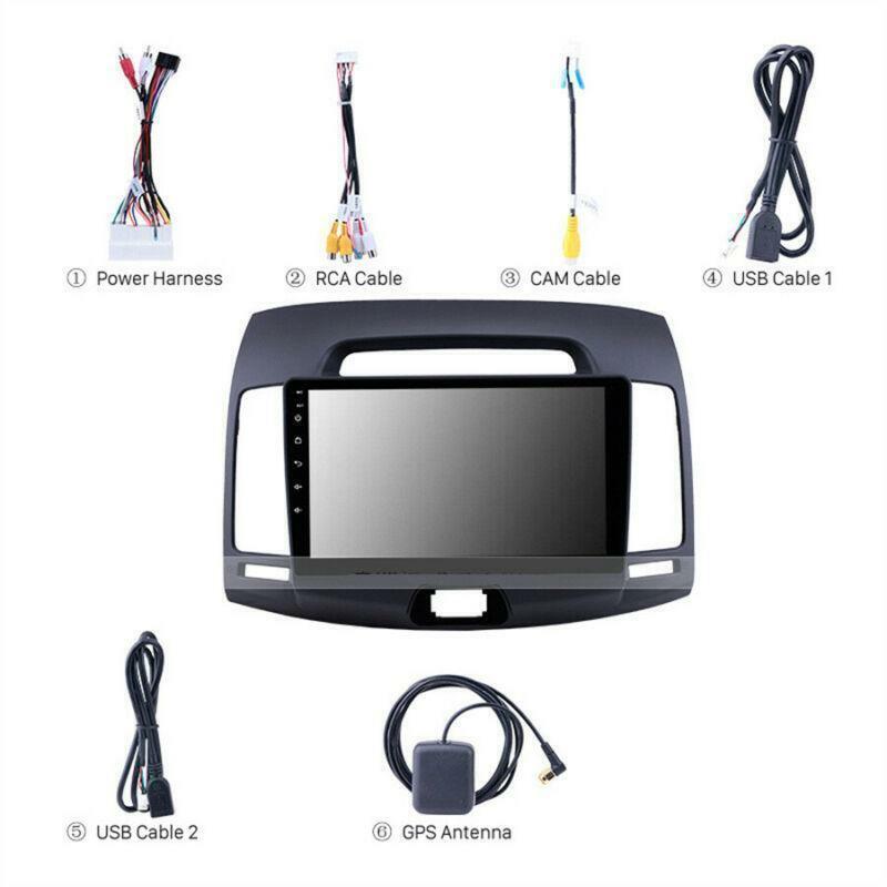 2007-2011 9 Android 10.0 Stereo Radio GPS Player Navigation for Hyundai for Elantra