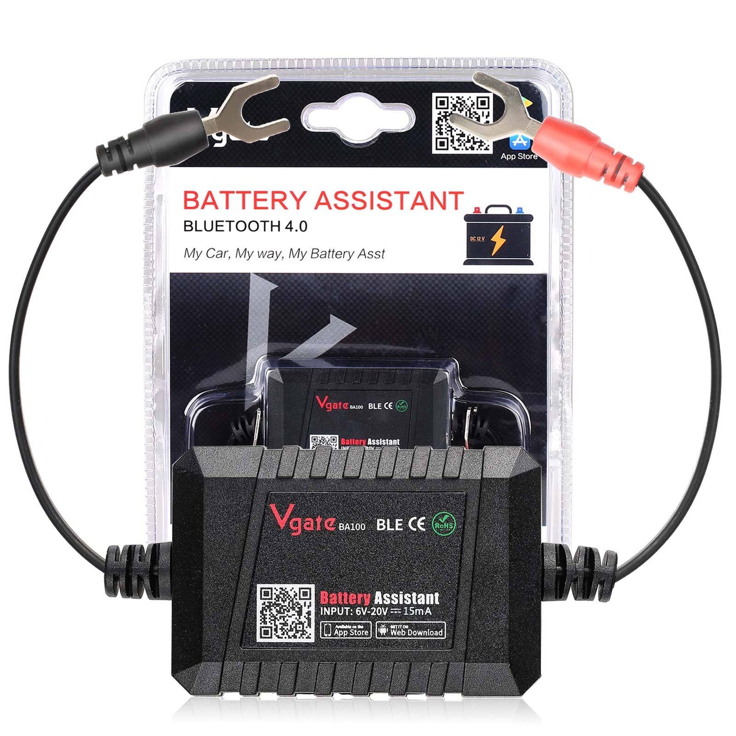 NEW Auto Battery Monitor BM2 Bluetooth 4.0 12V Car Battery Lithium Load Tester