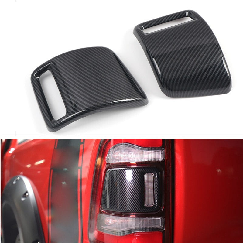 Fit for Dodge for RAM 1500 2019-2021 Rear Tail Light Cover Trim Exterior Accessories