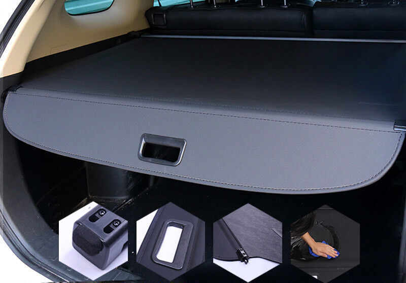for Mitsubishi Outlander 2007-2011 Black Cargo Shield Trunk Shade Security Cover