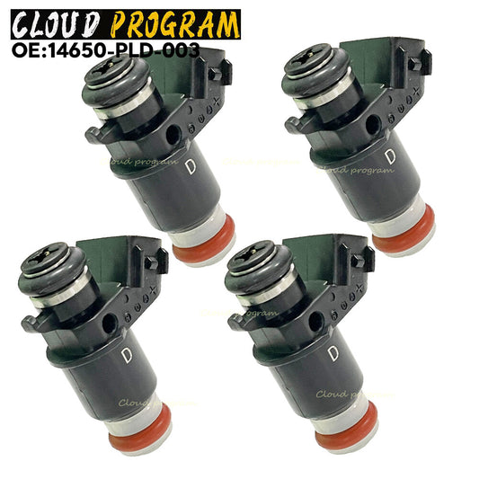 16450-PLD-003 4PC Fuel Injectors For 01-05 for Honda for Civic EX 1.7L D17A2 D17A6