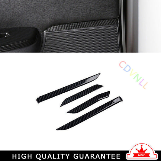 Inner Door Speaker Ring Cover Trim 4x for Honda CRV CR-V 2017-2022 Carbon Fiber