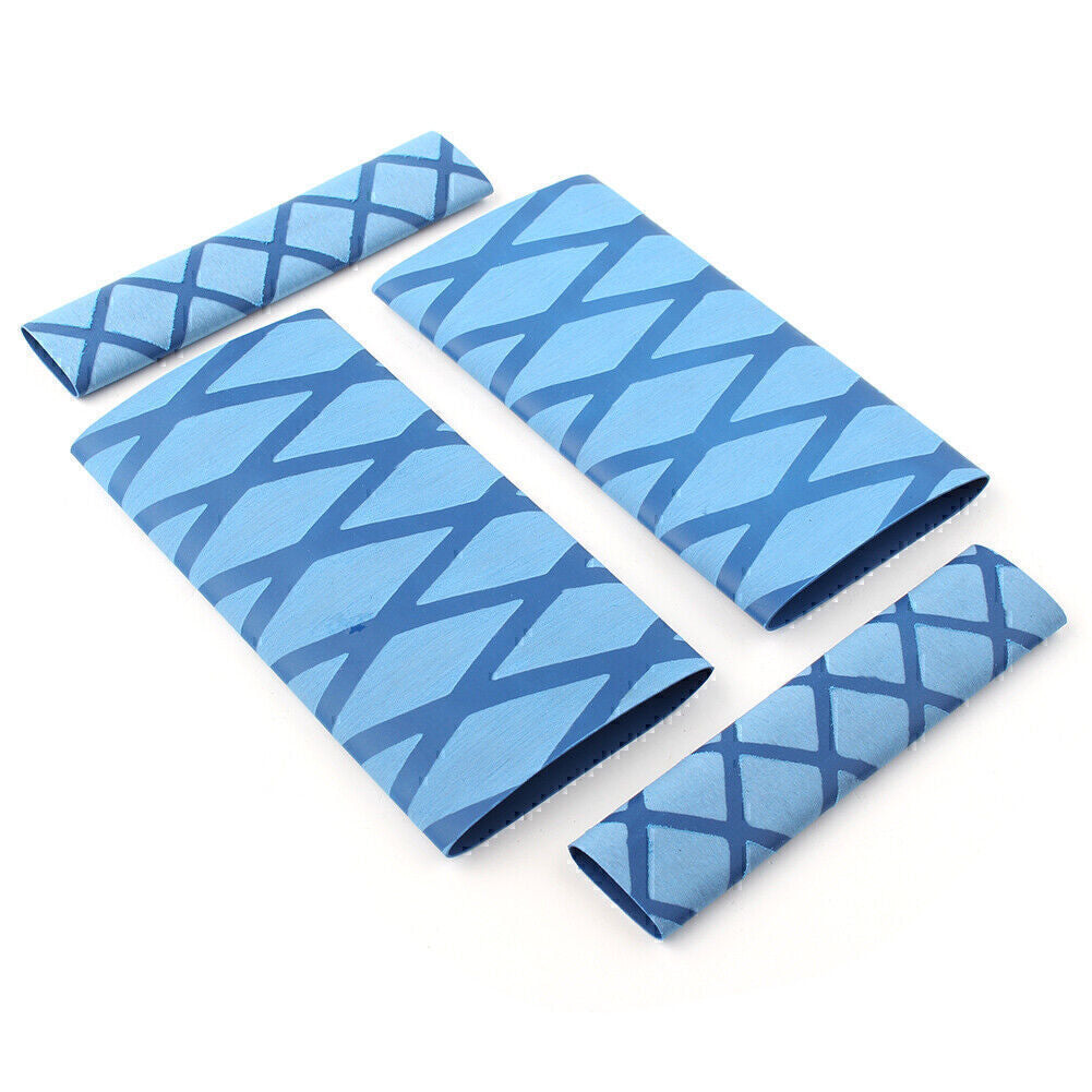 Anti-slip handlebar grips, heat shrink grips, suitable for BMW R1200GS and R1250GS, blue.