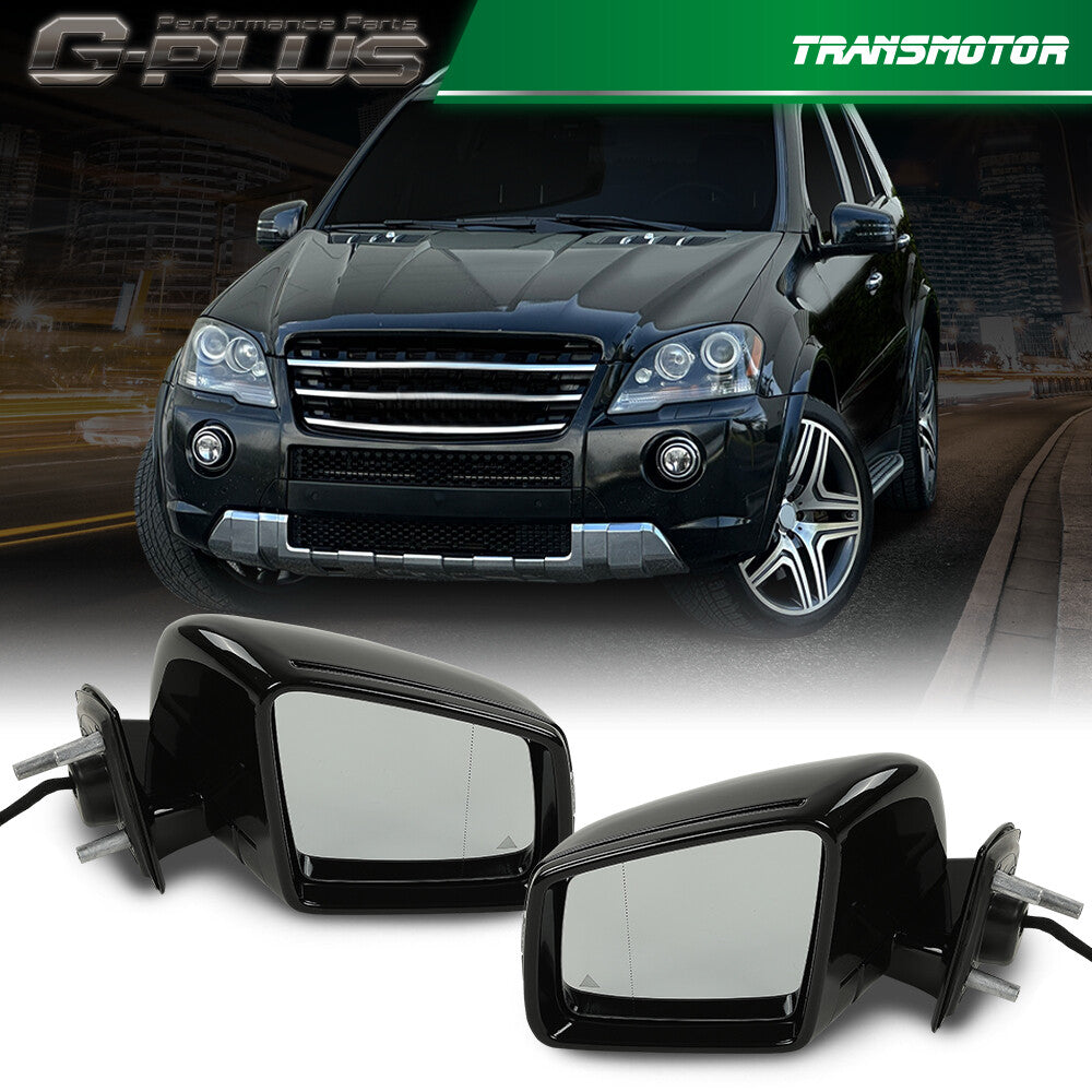 Black rearview mirror assembly suitable for 05-11 for Mercedes-Benz W164 X164 ML GL