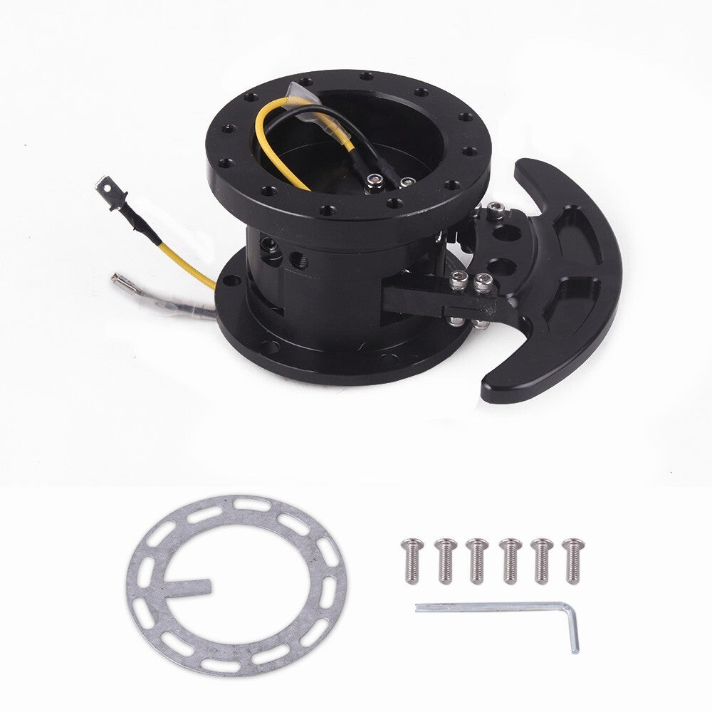 Steering Wheel Quick Release Hub Adapter Body Removable Snap Off Boss Kit