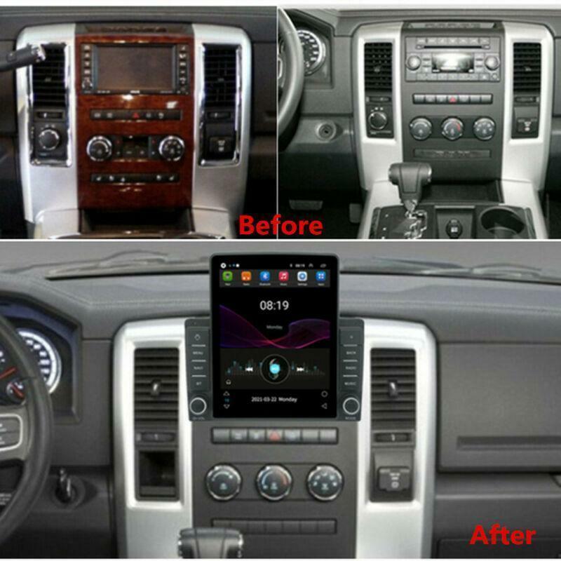 Vertical 9.5 Android 10.1 Stereo Radio Wifi for Dodge for Ram Pickup 2009 2010 2011