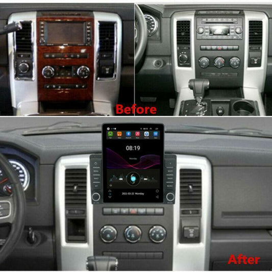Vertical 9.5 Android 10.1 Stereo Radio Wifi for Dodge for Ram Pickup 2009 2010 2011