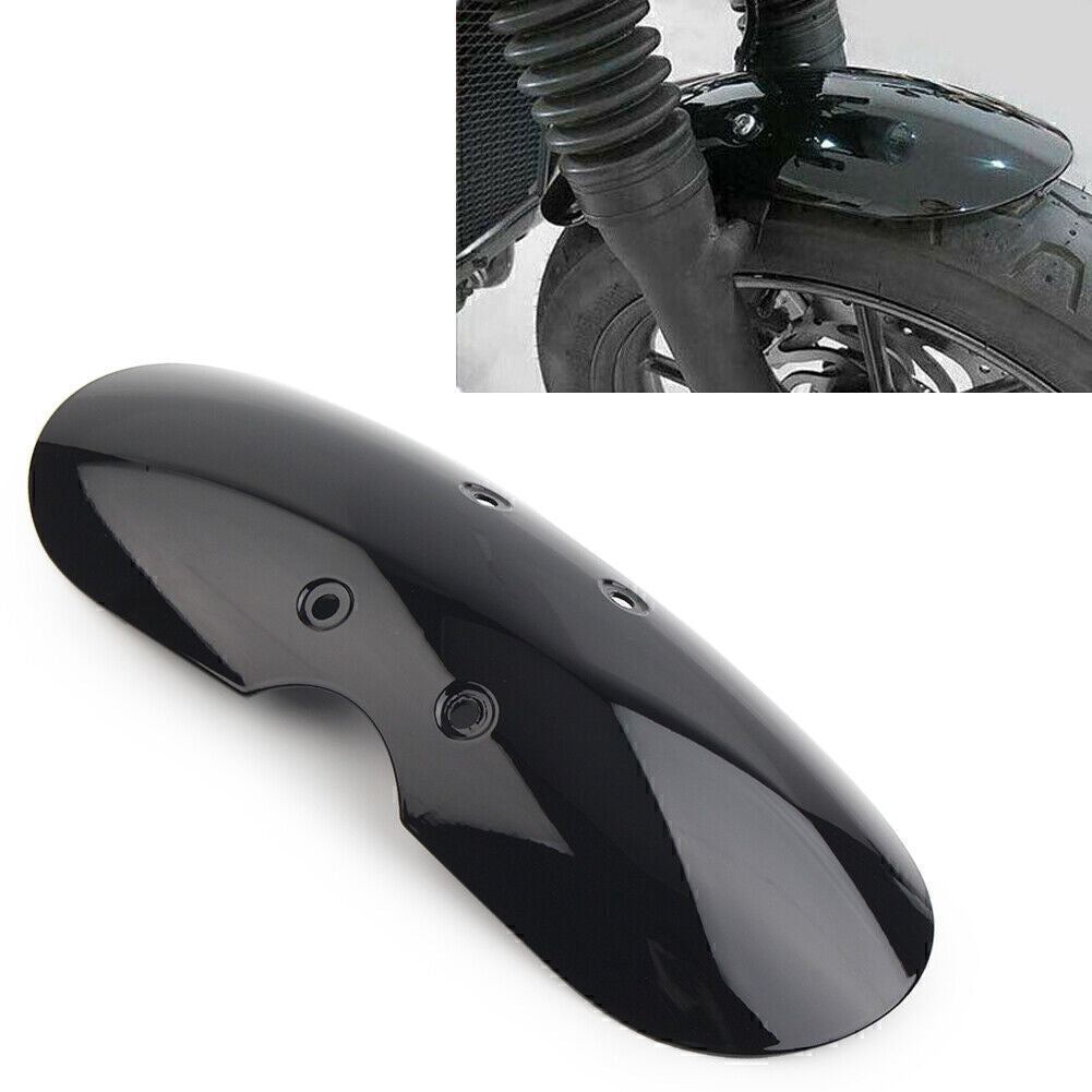 Short Front Fender Mudguard Cover Protect Black Fit 01-16 Scrambler/Thruxton 900