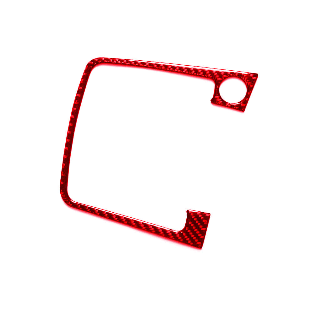 Red Carbon Fibre Control Panel Type B Trim for VW for Golf MK7 2013-2019