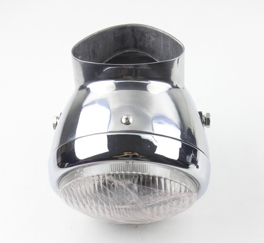 Polished Aluminium Headlight Headlamp for Honda or replica Dax CT70 ST70 Bikes