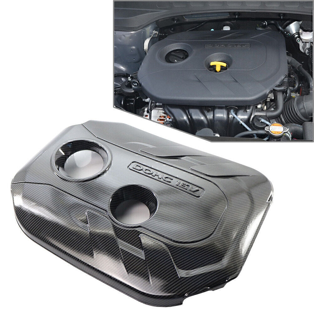 Carbon Fiber Engine Cover DOHC 16V for Kia Soul 2.0L 2012-2013