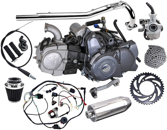 for Lifan 125cc engine motor kit semi-automatic scooter CRF50 CT110 CT70 SSR110 ST90 Z50
