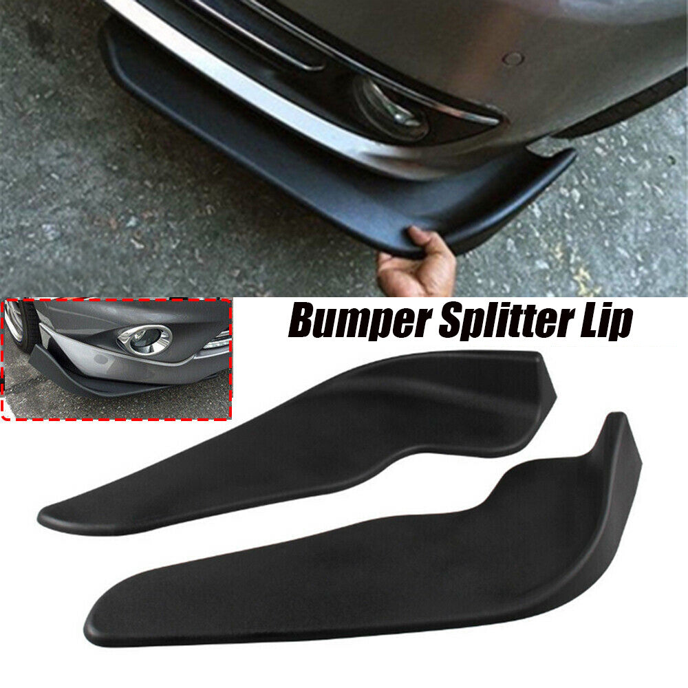2-piece car anti-collision boiler front shovel decorative anti-scratch wings ABS