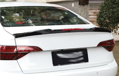 Black Rear Trunk Spoiler Wing Flap for Volkswagen for Jetta 2019-2020 2021 1PCS ABS