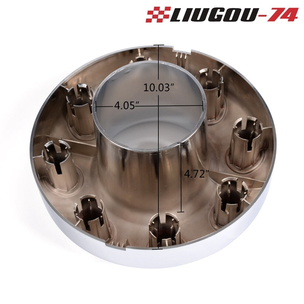 2-Piece Front Wheel Chrome Alloy Center Hub Caps for 05-18 for Ford F350 Dual 4x4 US Open