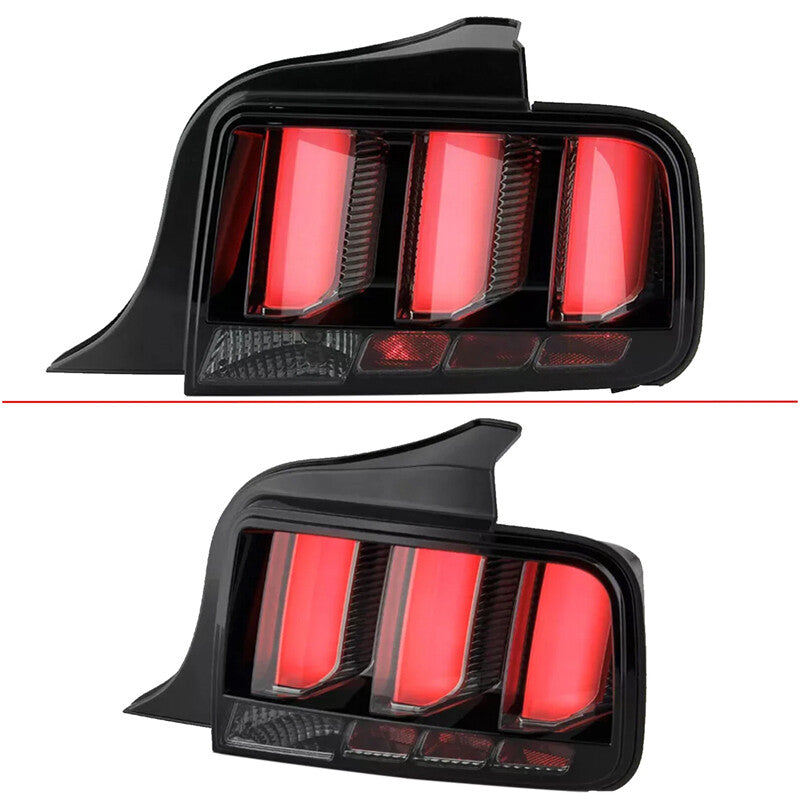 Suitable for 2005-2009 for Ford for Mustang smoked LED sequential taillights and brake lights.