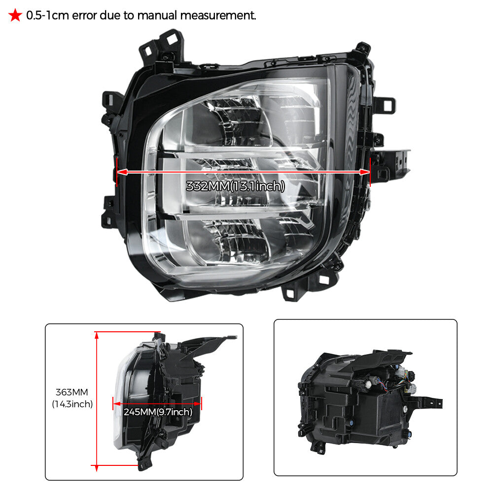 For 2022 2023 2024 for Mitsubishi Outlander Right Passenger LED Headlight 8301D812