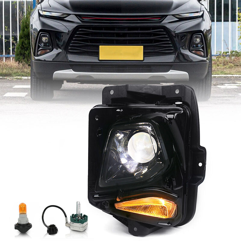 Driver Xenon Headlight for Chevy Blazer 2019-2022 Headlamp Assembly w/HID Kit LH