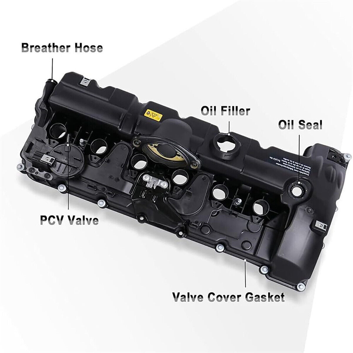 Valve cover with gasket and bolts suitable for BMW E70, E82, E90, X5 128i, 328i, 528i, 11127552
