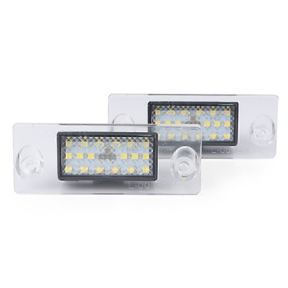 LED Number Car License Plate Light Lamp fit for Audi for A4 B5 1995-2001 White Light Car