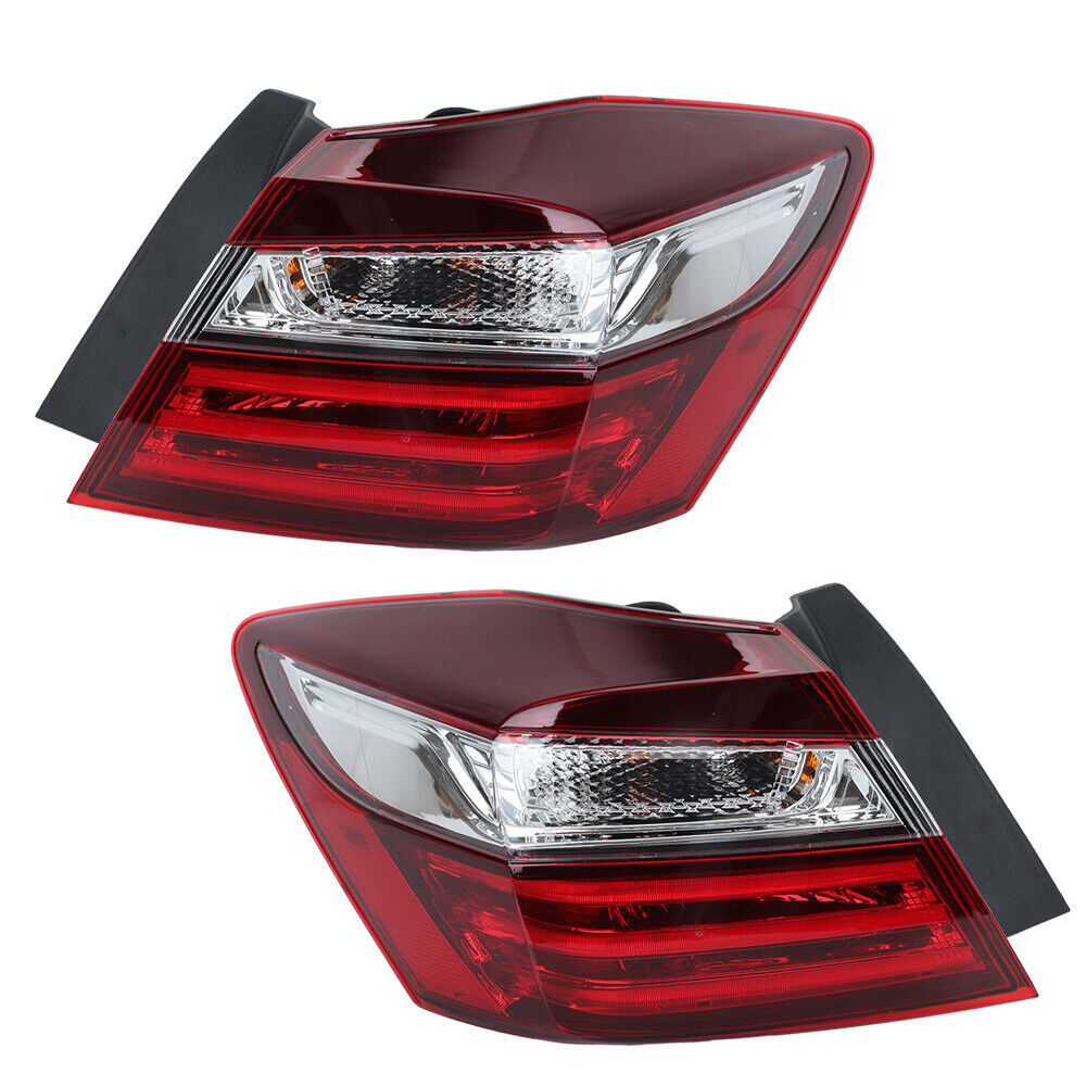 Pair Outer Tail Lights Taillights Left Passenger Fit for Honda Accord 2016-2017