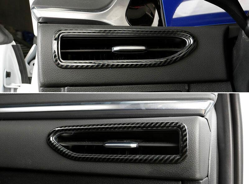 for Hyundai Sonata 20-22 Carbon Fiber Steel Left And Right Air Outlet Vent Trim