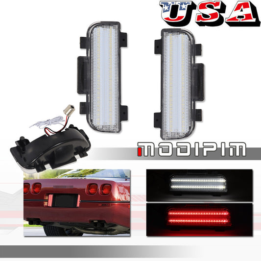 Transparent LED reverse backup light suitable for 1984-1990 for Corvette C4 16500672 16509671