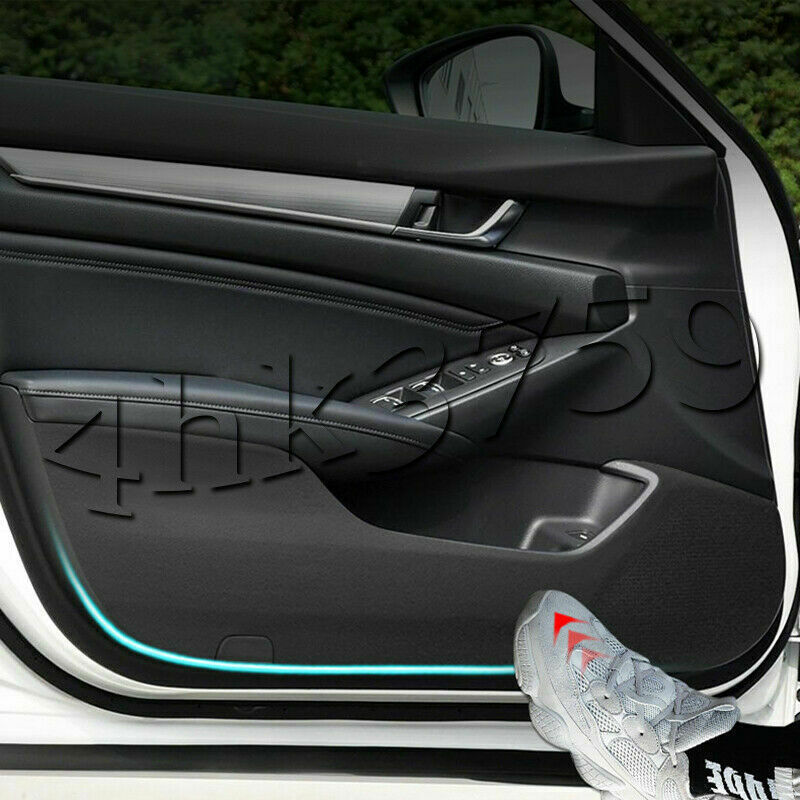 for Honda Accord 2018-2021 PU Car Door Anti-Kick Mat Pad Protection Anti-dirty