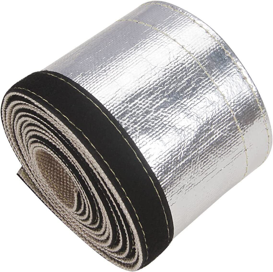 Automotive fuel line heat shield, 25mm x 1-inch ID aluminized sleeve heat shield