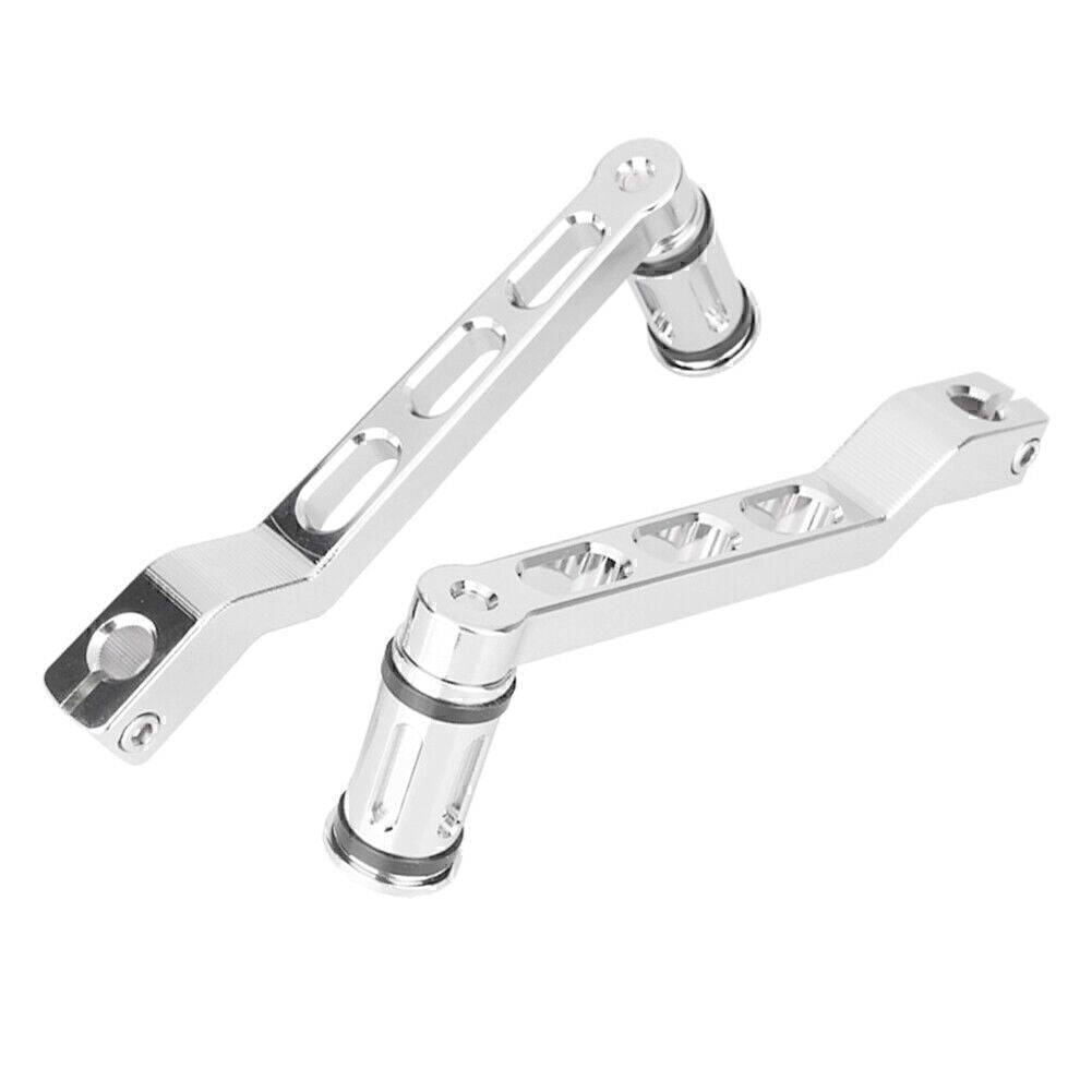 Gear Shifter Rear Foot Pedal Lever Silver Fit for Harley Softail Tour Glide 86-12