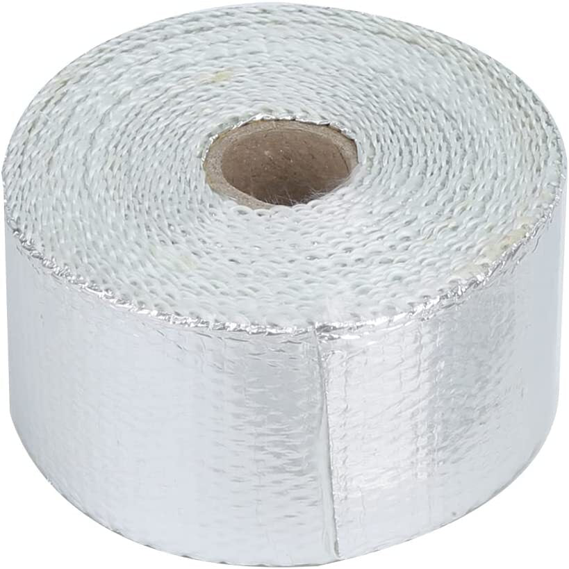Silver exhaust adhesive heat-wrapping roller for motorcycle fiberglass heat insulation tape