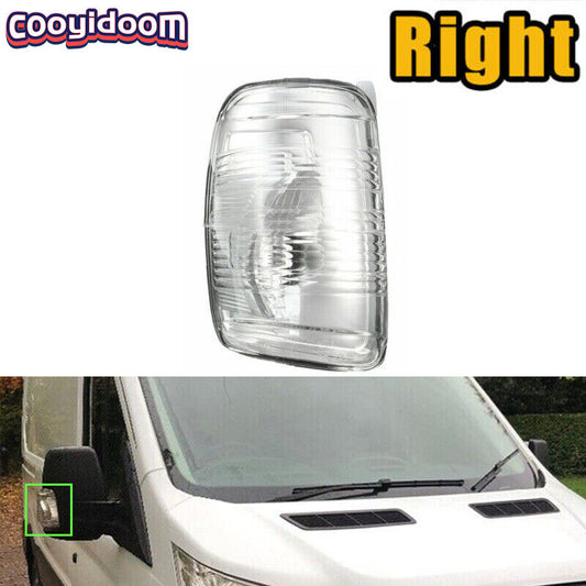 for Ford Transit Mk8 2014 - 18, Upward-facing door wing mirror transparent indicator Lens (Right)