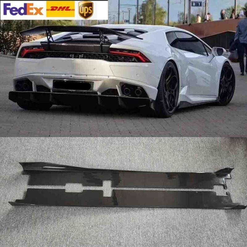 Carbon fiber side skirts for Lamborghini for Huracan LP580 LP610 (Extended)