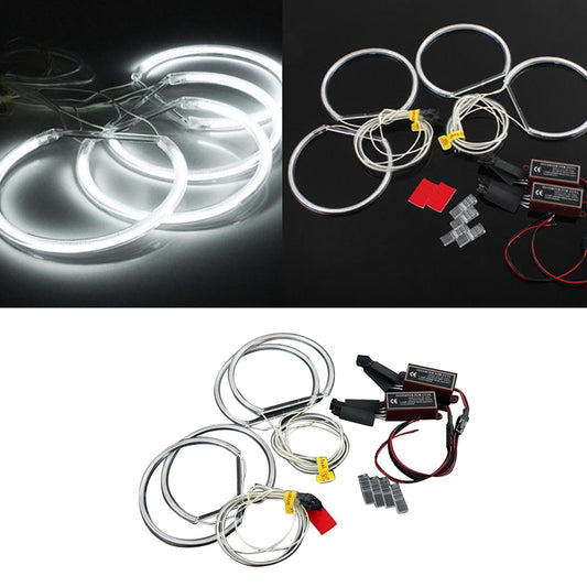 4Pcs 8000K Xenon CCFL Angel Eyes Halo Rings Lights Lamp for BMW E36 E39 E46