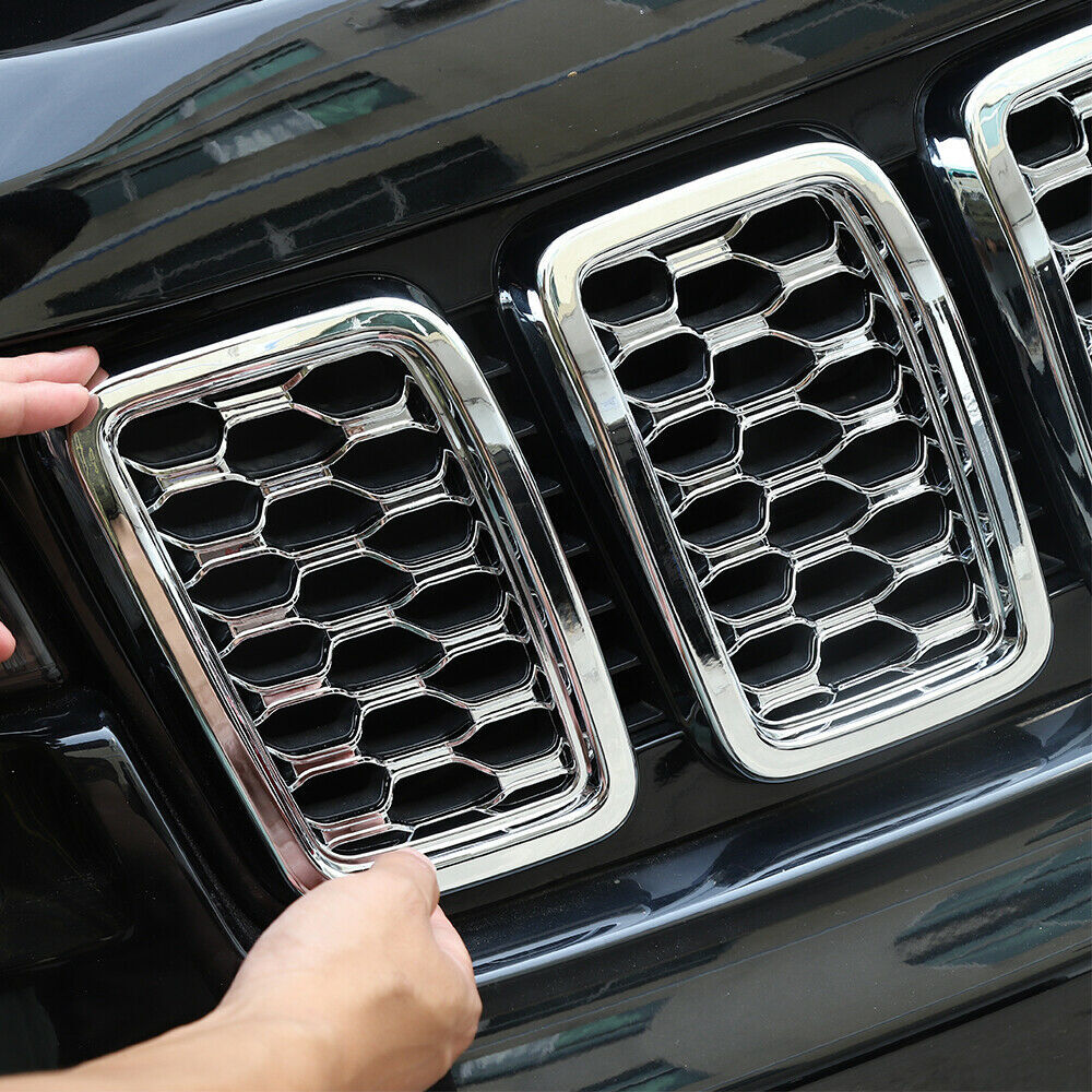 for Jeep Grand Cherokee 2017-2021 Honeycomb Front Grille Car Grill Mesh Inserts
