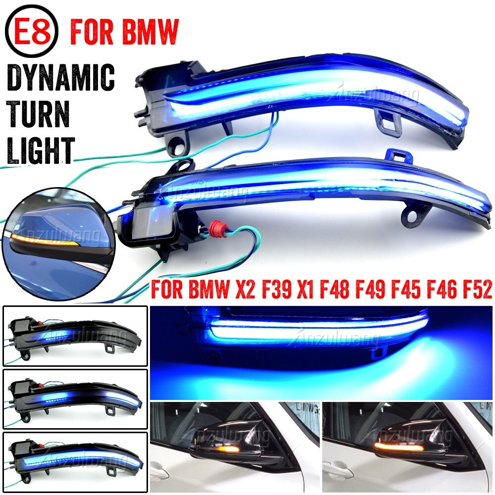 LED Mirror Turn Signal Light Indicator for BMW X1 X2 F48 F40 2019 2020 Hatch