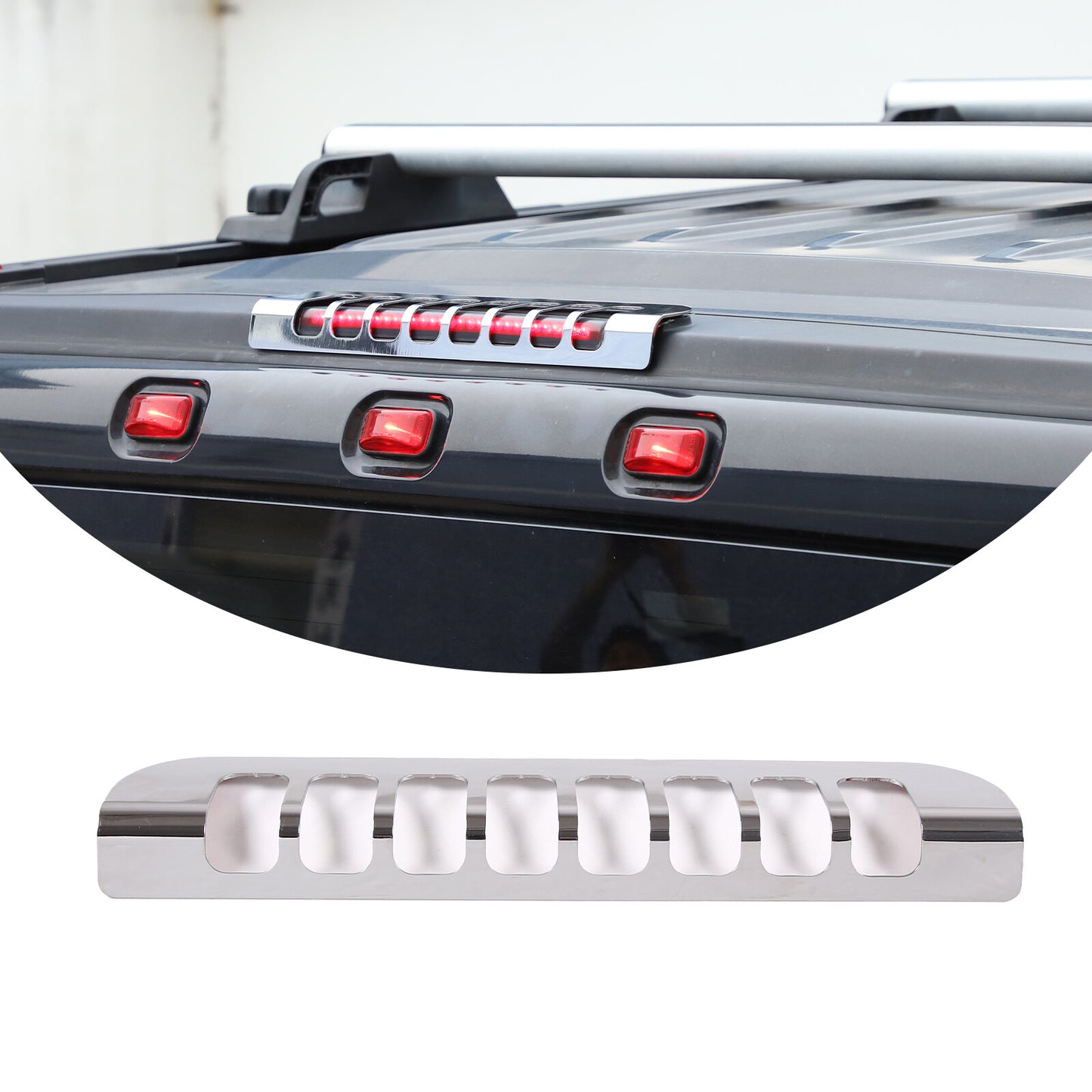 Black alloy protective panel for range hoods suitable for Land Rover for Defender 04-18