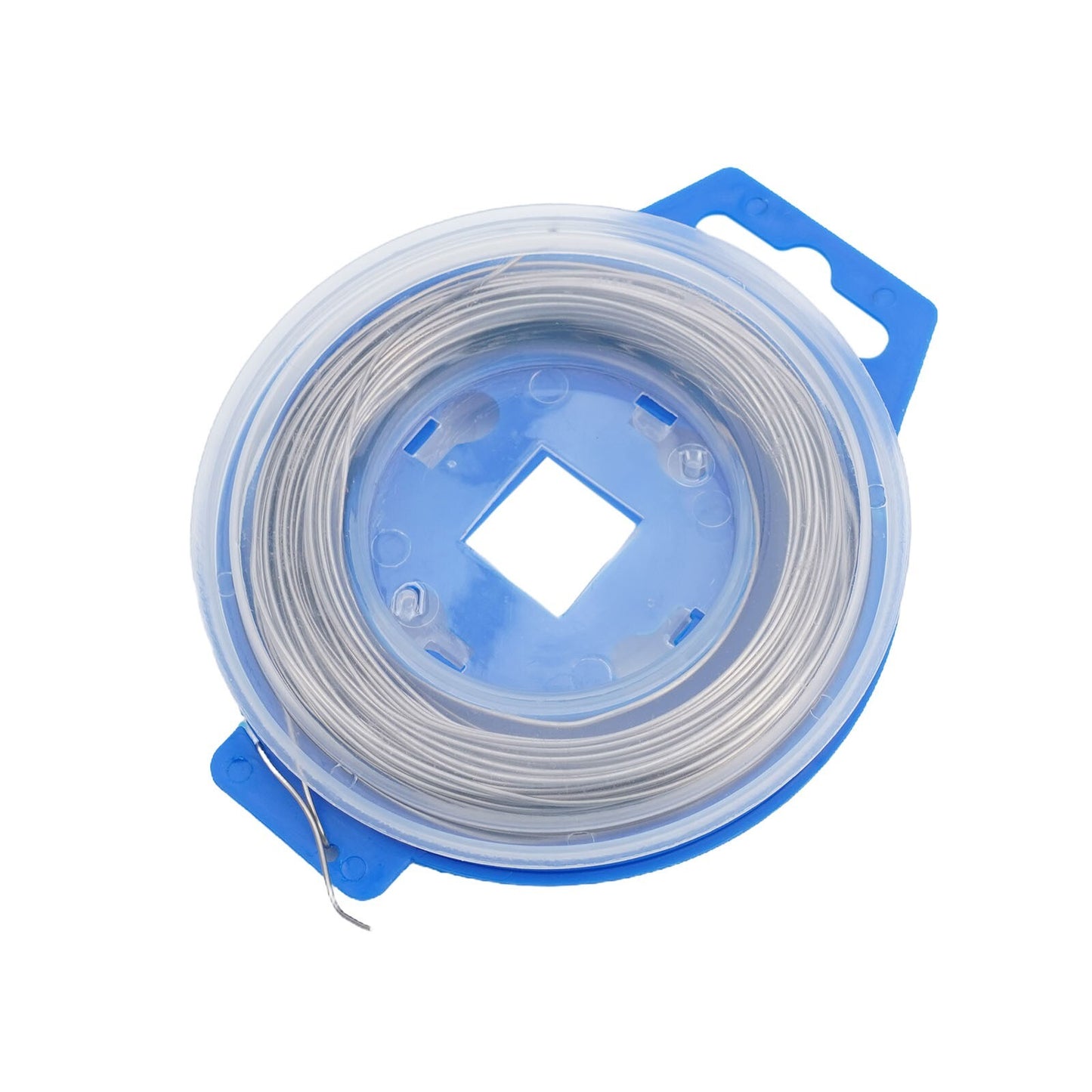 High-grade stainless steel safety wire, 50-foot roll, suitable for demanding applications.