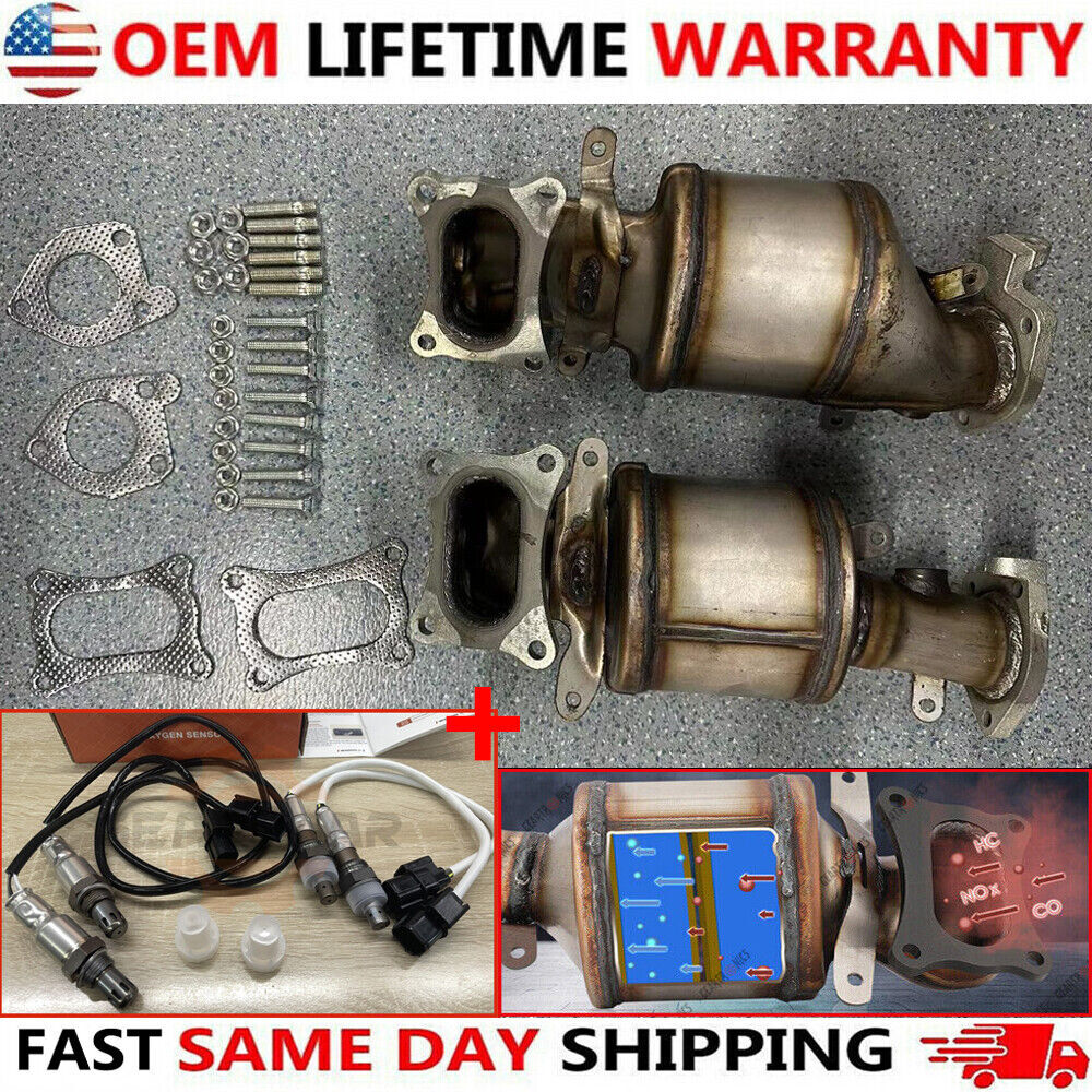 Catalytic Converter Exhaust Manifold w/O2 Sensor Fits for Honda Pilot 2009-2012 3.5L