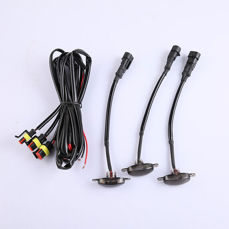 for Jeep Grand Cherokee 14-21 Front Grille smoke LED Light Style DRL Lamp
