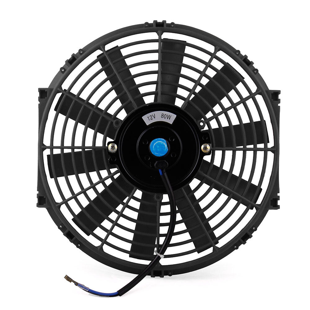 12-inch Universal Ultra-thin Push-Pull Electric Radiator Cooling Fan Mount Kit 12V 80W