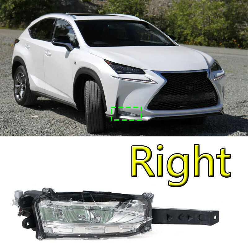 Right for Lexus NX200T NX300 2015 2016 2017 Front Bumper Fog Lights Headlights